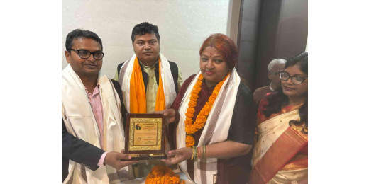 सीए शशि भूषण के अध्यक्ष बनने पर केंद्रीय राज्य मंत्री और महापौर ने किया अभिनंदन